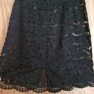 Victoria's Secret black lace skirt